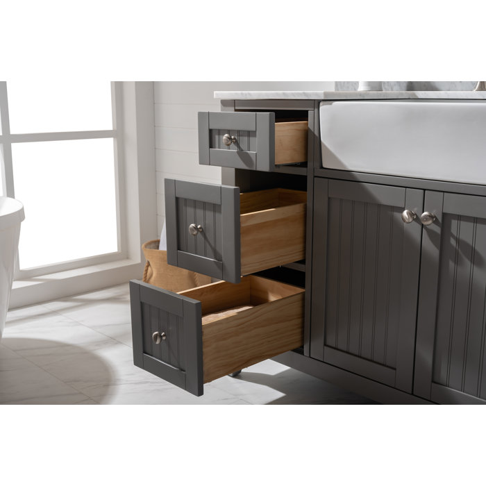 Longshore Tides Burbank 54'' Freestanding Single Bathroom Vanity with